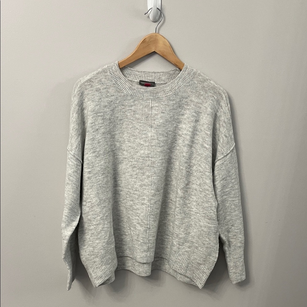 Vince Camuto Light Gray Crewneck Sweater